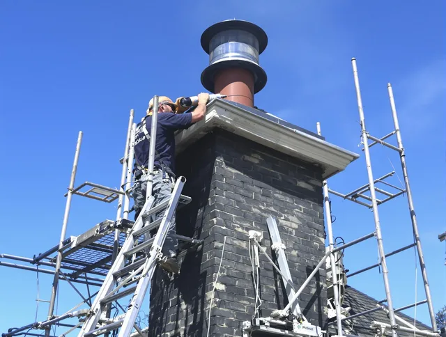 Sturdy chimney crown finished by Upper Arlington Chimney Sweep in Upper Arlington, OH