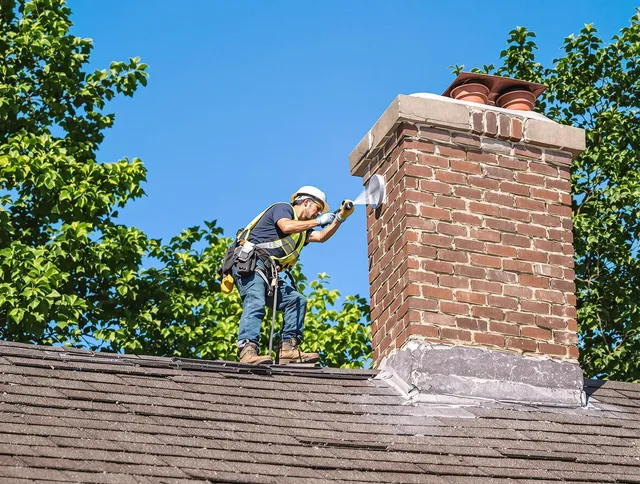 Upper Arlington Chimney Sweep performing an inspection with advanced tools in Upper Arlington, OH
