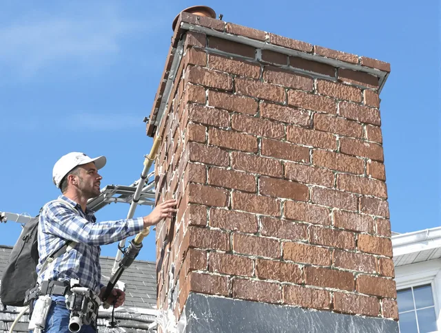 Brickwork for a chimney rebuild by Upper Arlington Chimney Sweep in Upper Arlington, OH