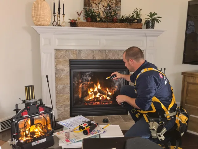 Safety-focused fireplace inspection by Upper Arlington Chimney Sweep in Upper Arlington, OH