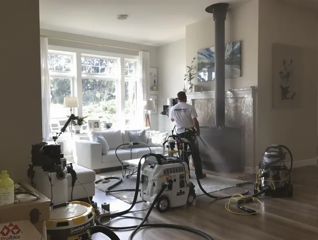 Soot removal service by Upper Arlington Chimney Sweep for a fireplace in Upper Arlington, OH